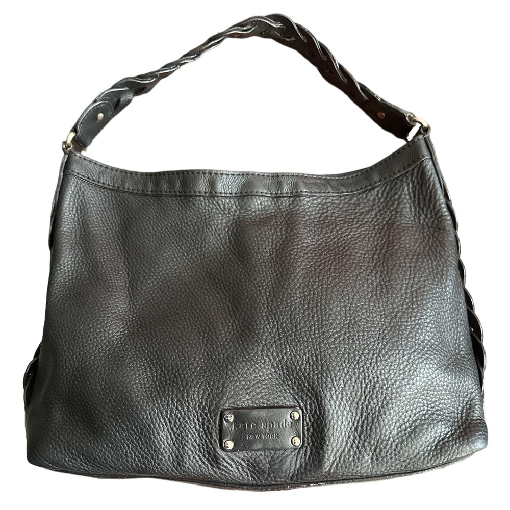 KATE SPADE Black Pebble Leather Handbag